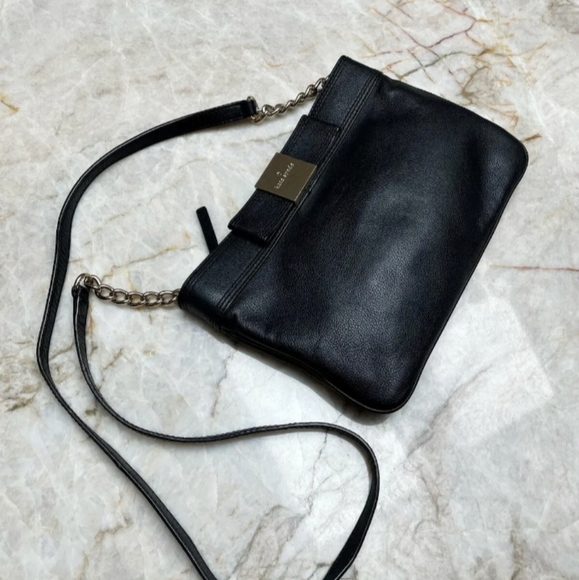 Kate Spade Primrose Black Leather Crossbody Bag Purse Womens - Picture 9 of 10